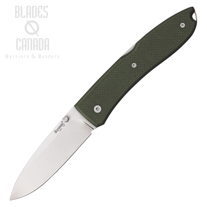 Lion Steel Big Opera Folding Knife, D2 Steel, G10 Green, 8810 GN